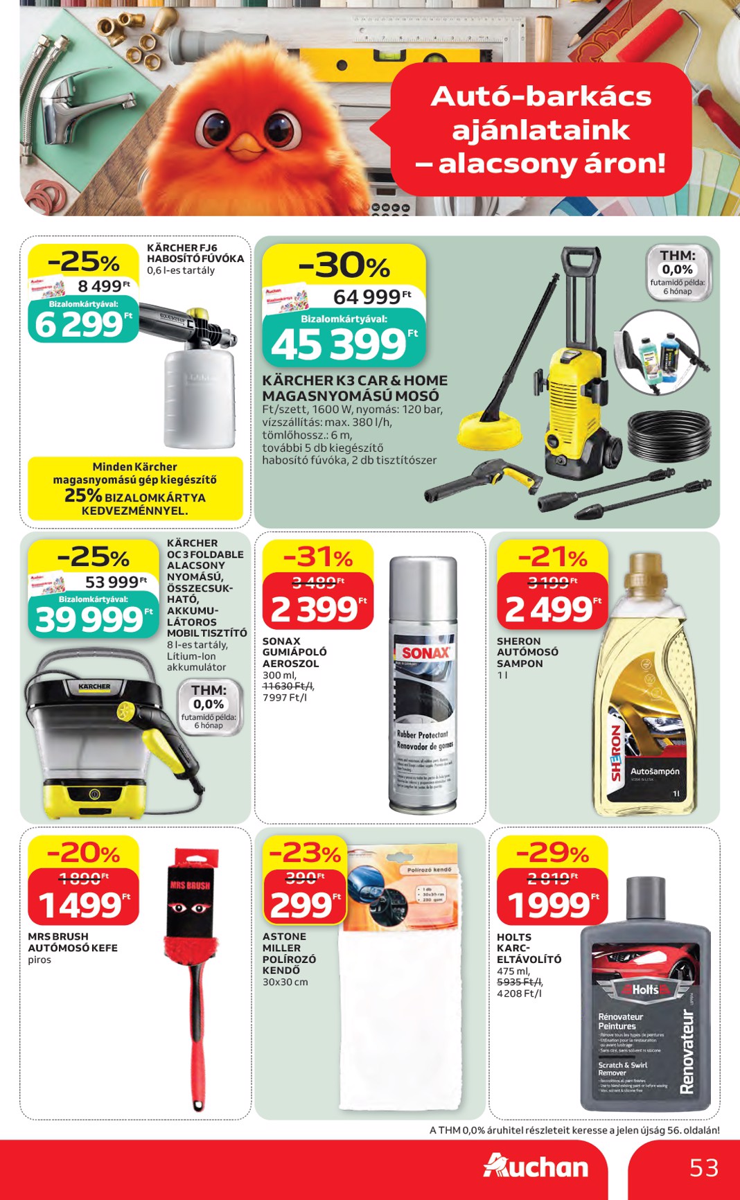 auchan - Aktuális Auchan Hipermarket szórólap érvényes csütörtöktől 2026.05.14.-től szerdától 2026.05.20.-ig - page: 53