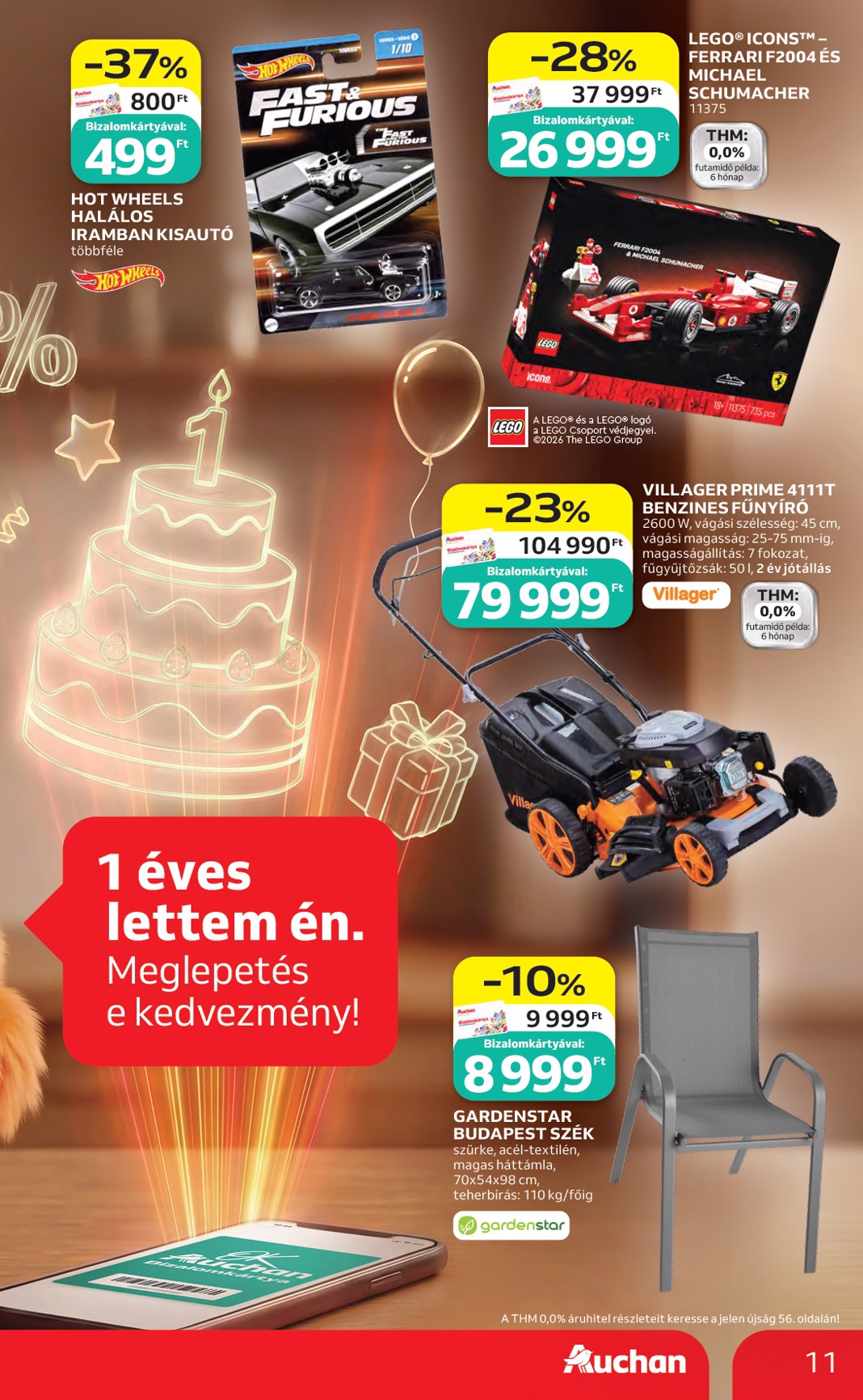 auchan - Aktuális Auchan Hipermarket szórólap érvényes csütörtöktől 2026.05.14.-től szerdától 2026.05.20.-ig - page: 11