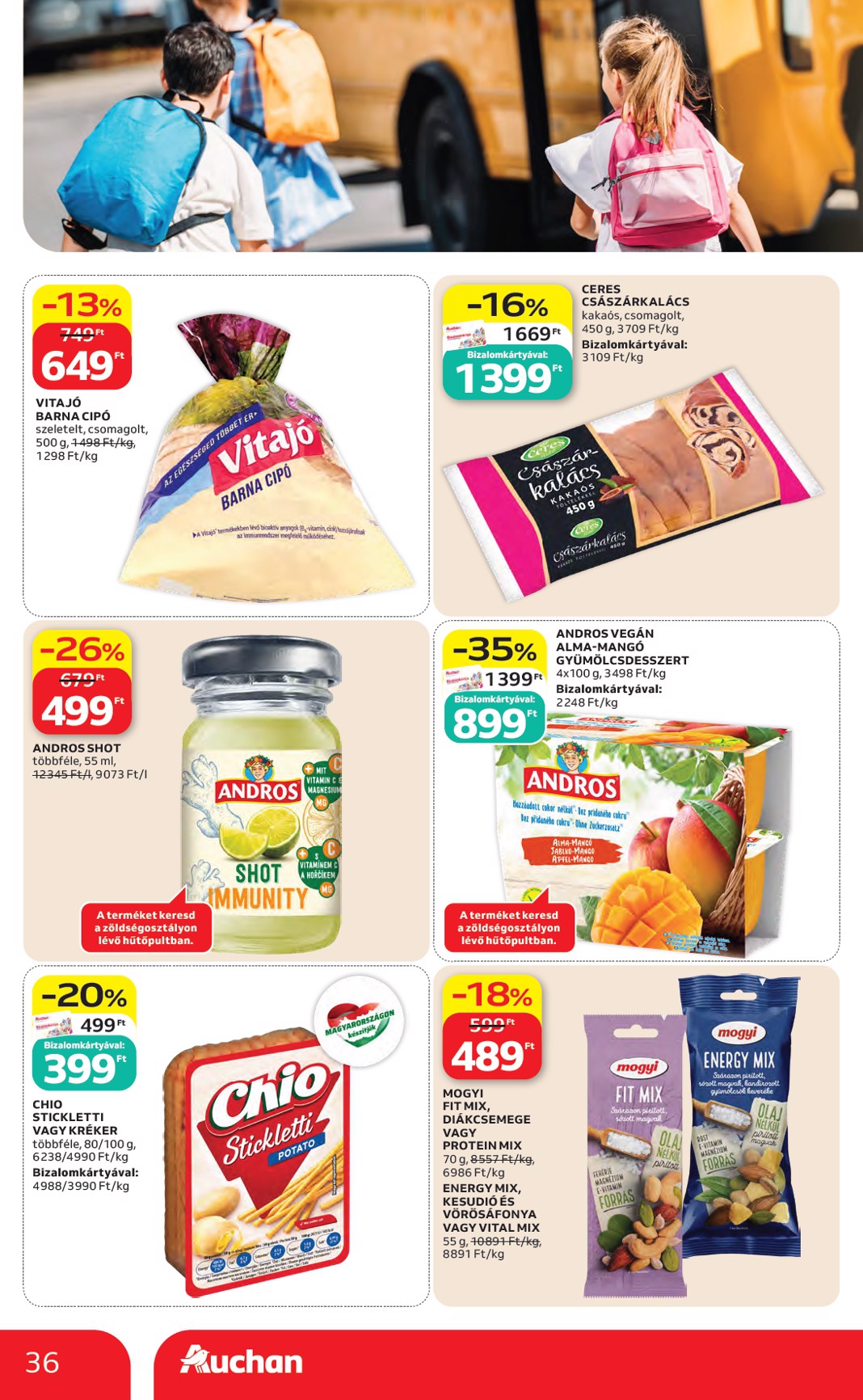 auchan - Aktuális Auchan Hipermarket szórólap érvényes csütörtöktől 2026.05.14.-től szerdától 2026.05.20.-ig - page: 36