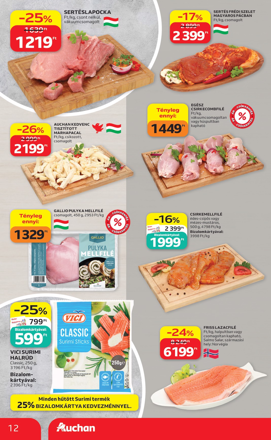 auchan - Aktuális Auchan Hipermarket szórólap érvényes csütörtöktől 2026.05.14.-től szerdától 2026.05.20.-ig - page: 12