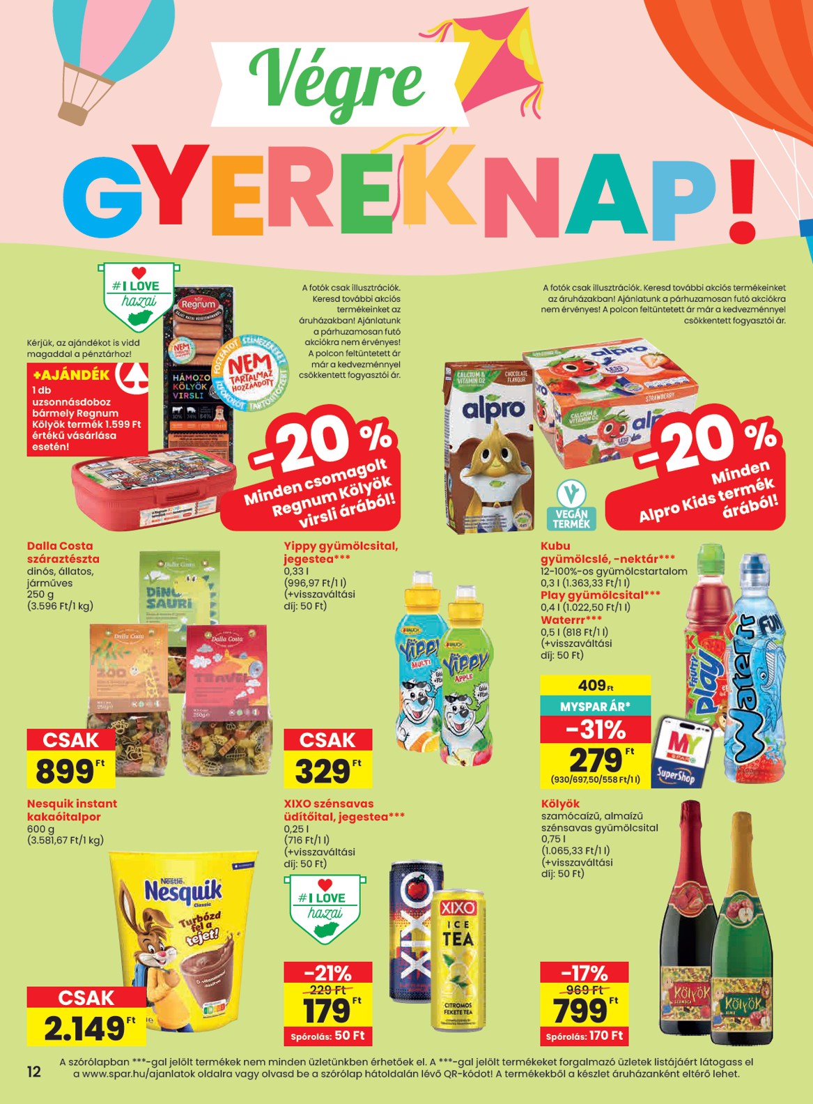 spar - SPAR hirdetmény a következő hétre csütörtöktől 2026.05.28.-tól szerdától 2026.06.03.-ig - page: 12
