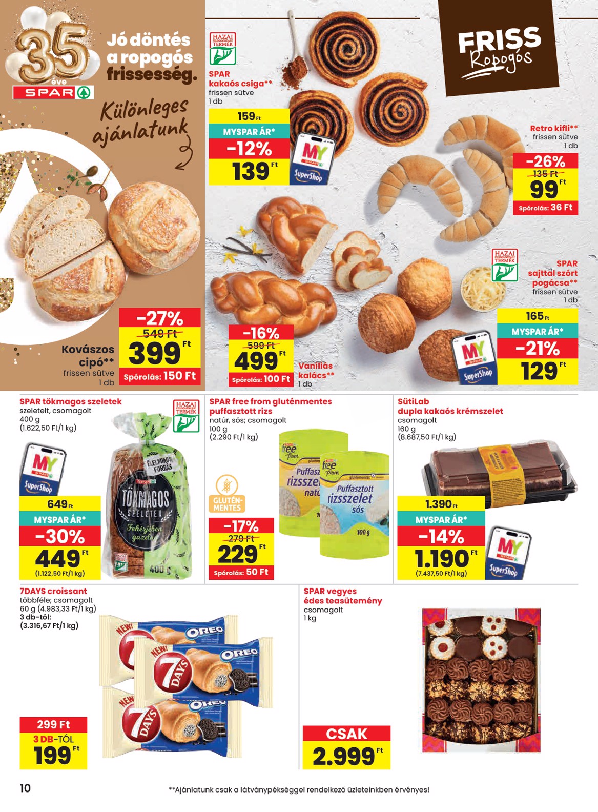 spar - SPAR hirdetmény a következő hétre csütörtöktől 2026.05.28.-tól szerdától 2026.06.03.-ig - page: 10