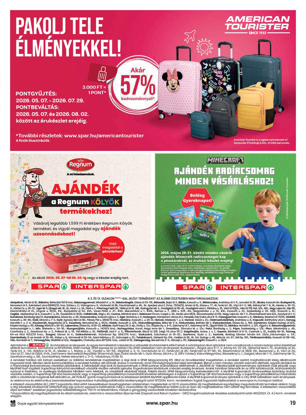 spar - SPAR hirdetmény a következő hétre csütörtöktől 2026.05.28.-tól szerdától 2026.06.03.-ig - page: 19