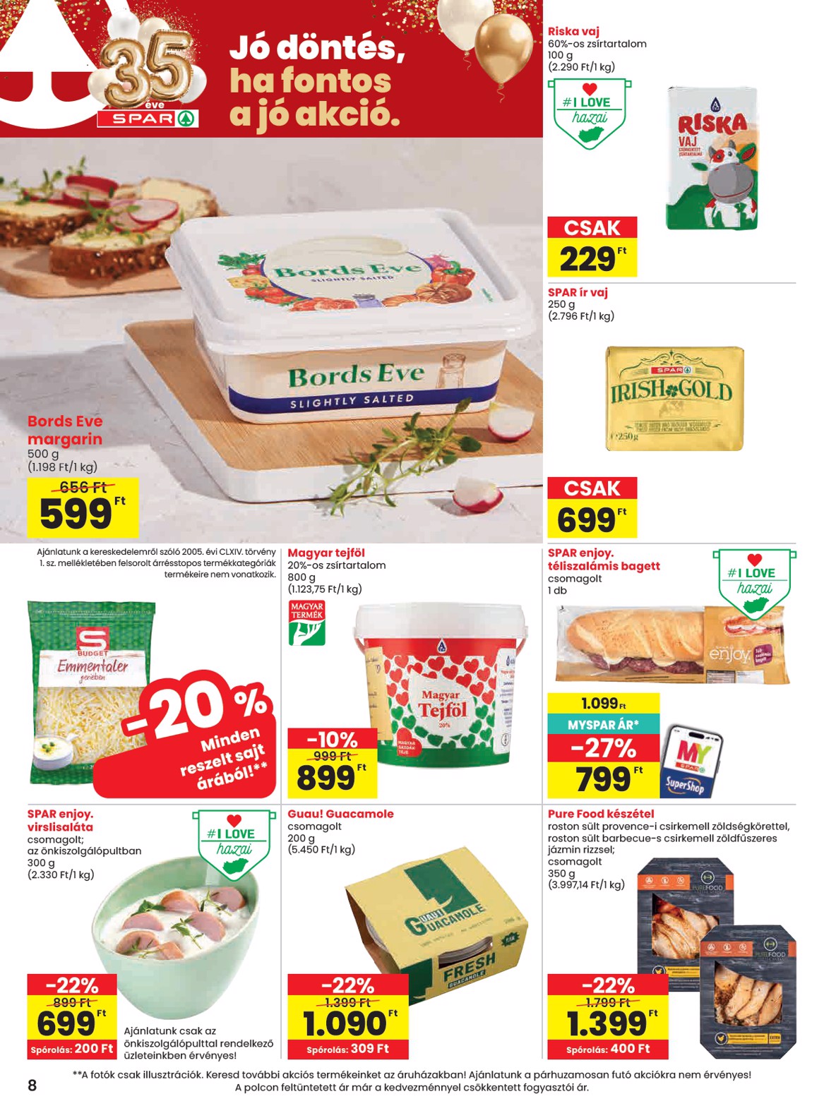 spar - SPAR hirdetmény a következő hétre csütörtöktől 2026.05.28.-tól szerdától 2026.06.03.-ig - page: 8