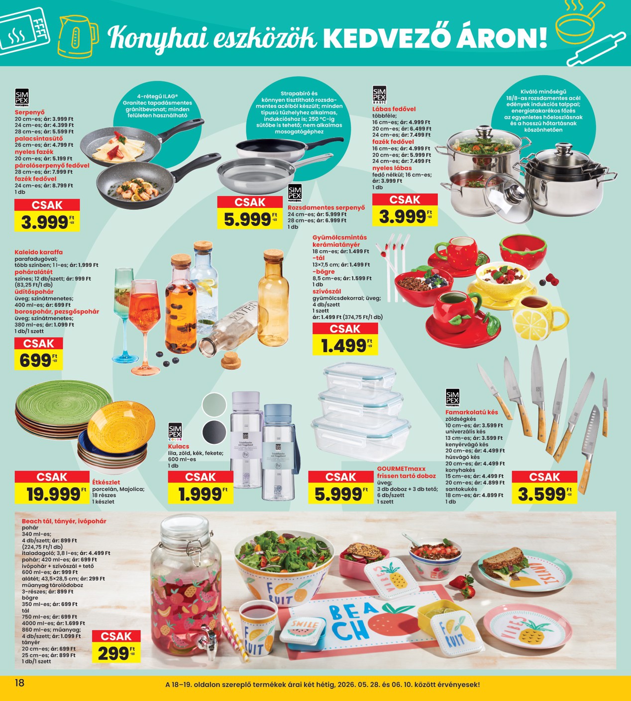 spar - SPAR - INTERSPAR szórólap hirdetmény a következő hétre csütörtöktől 2026.05.28.-tól szerdától 2026.06.03.-ig - page: 18