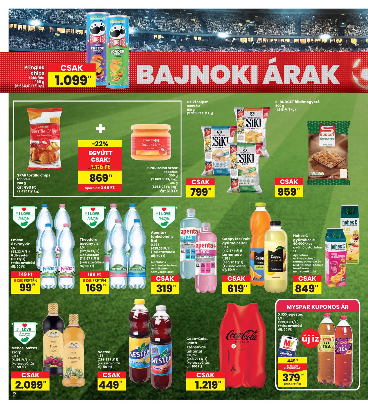 spar - SPAR - INTERSPAR szórólap hirdetmény a következő hétre csütörtöktől 2026.05.28.-tól szerdától 2026.06.03.-ig - page: 2