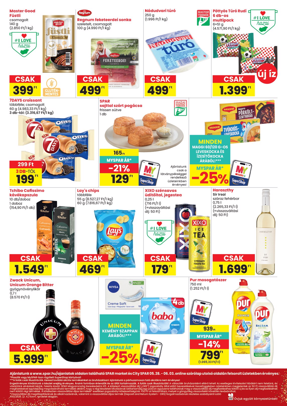 spar - SPAR - Market, City hirdetmény a következő hétre csütörtöktől 2026.05.28.-tól szerdától 2026.06.03.-ig - page: 2