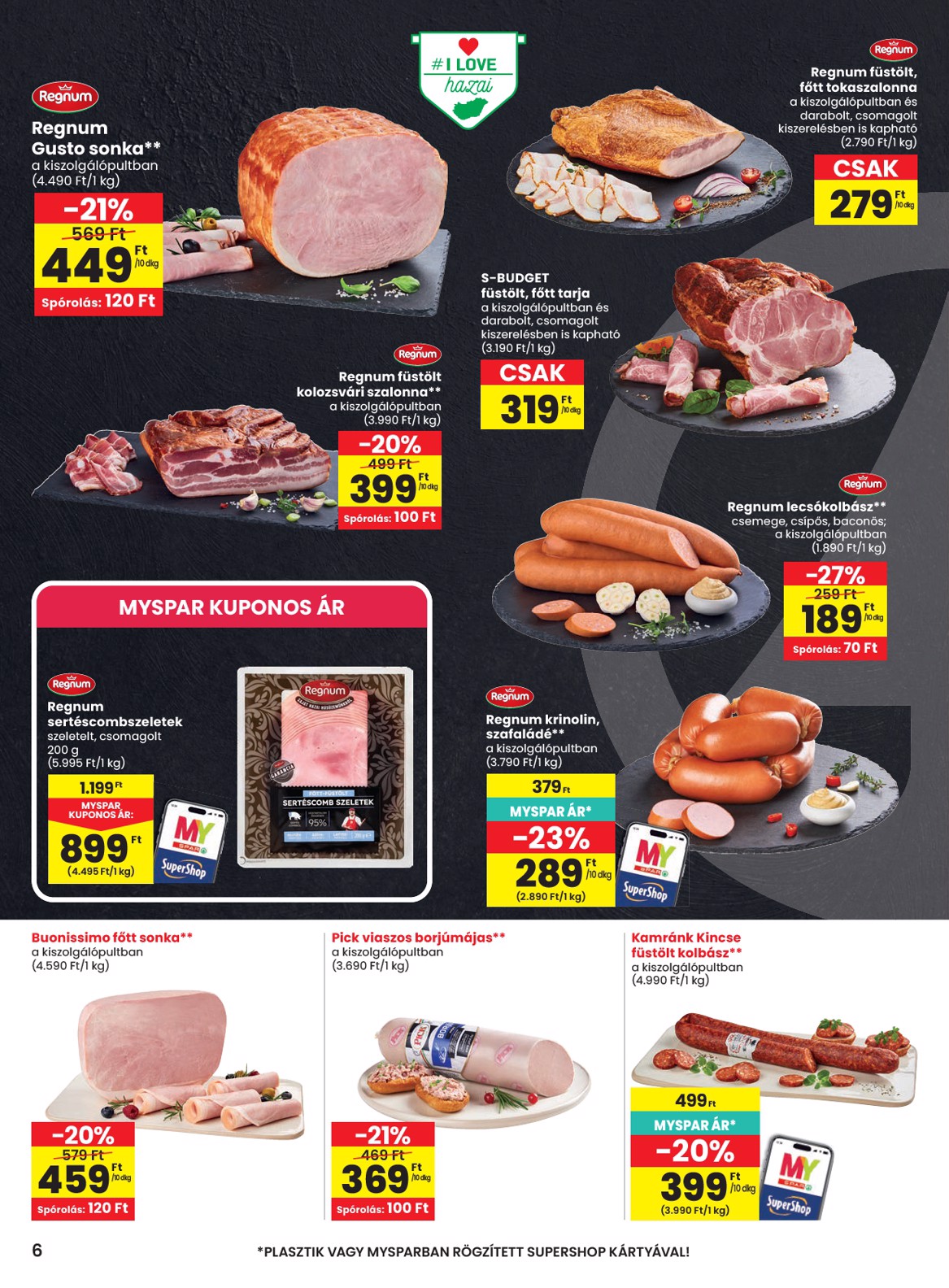 spar - SPAR hirdetmény a következő hétre csütörtöktől 2026.06.04.-tól szerdától 2026.06.10.-ig - page: 6