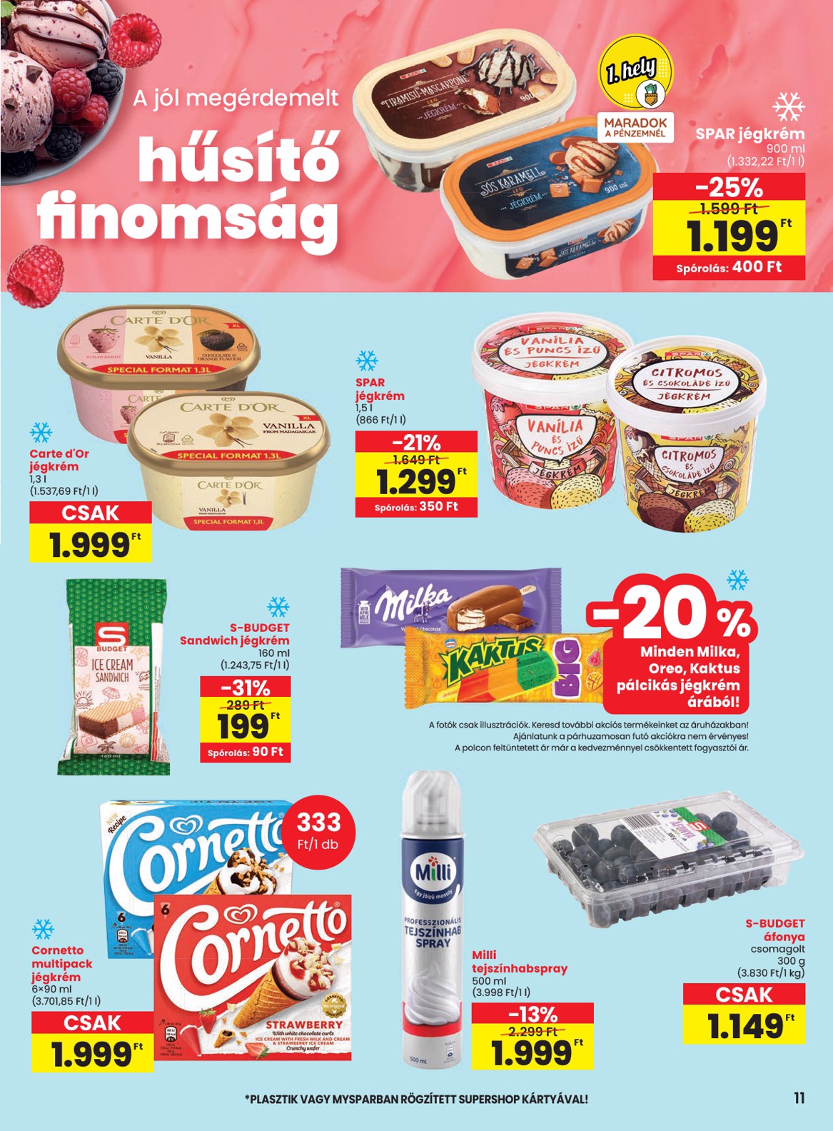 spar - SPAR hirdetmény a következő hétre csütörtöktől 2026.06.04.-tól szerdától 2026.06.10.-ig - page: 11