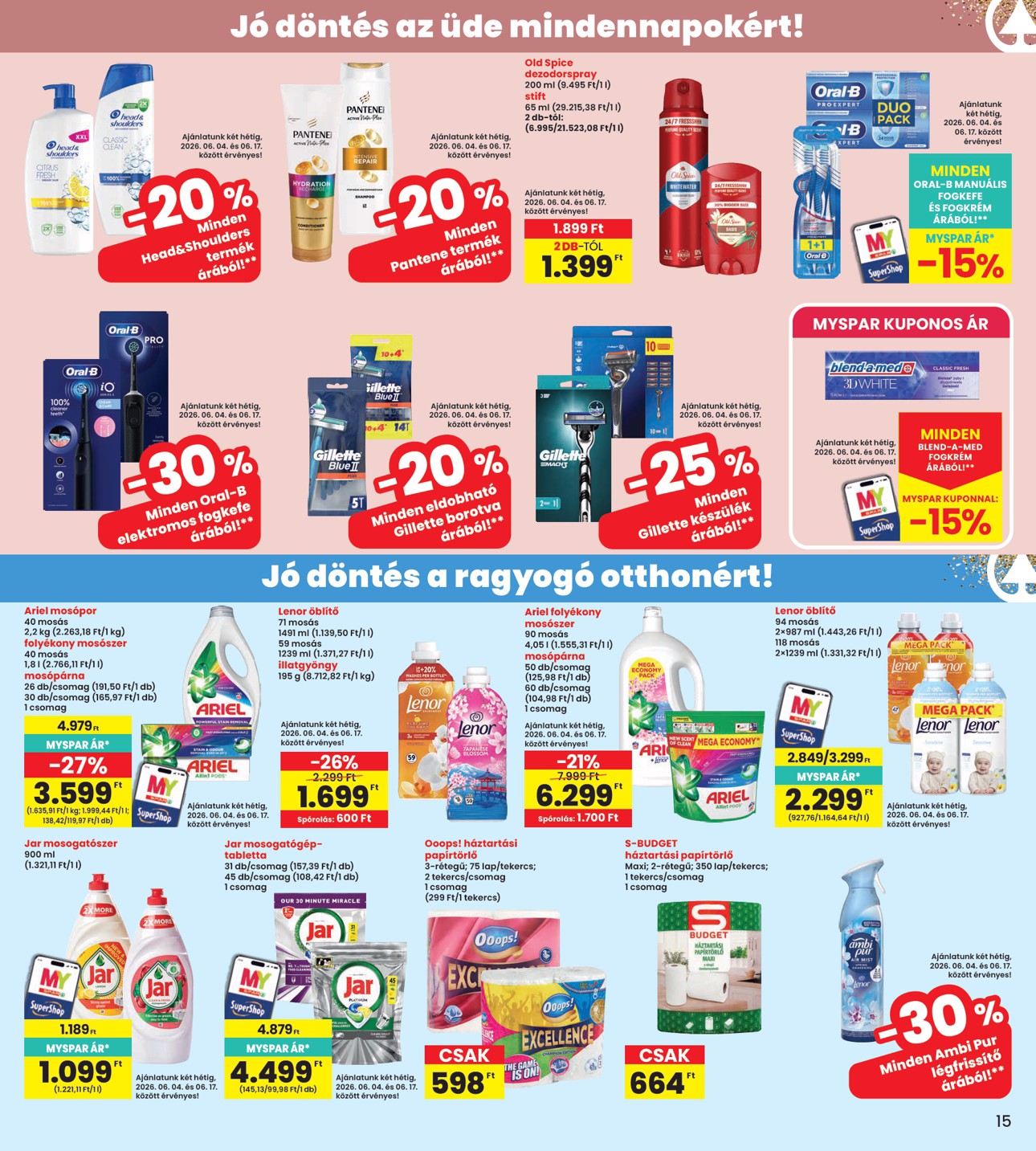 spar - INTERSPAR hirdetmény a következő hétre csütörtöktől 2026.06.04.-tól szerdától 2026.06.10.-ig - page: 15
