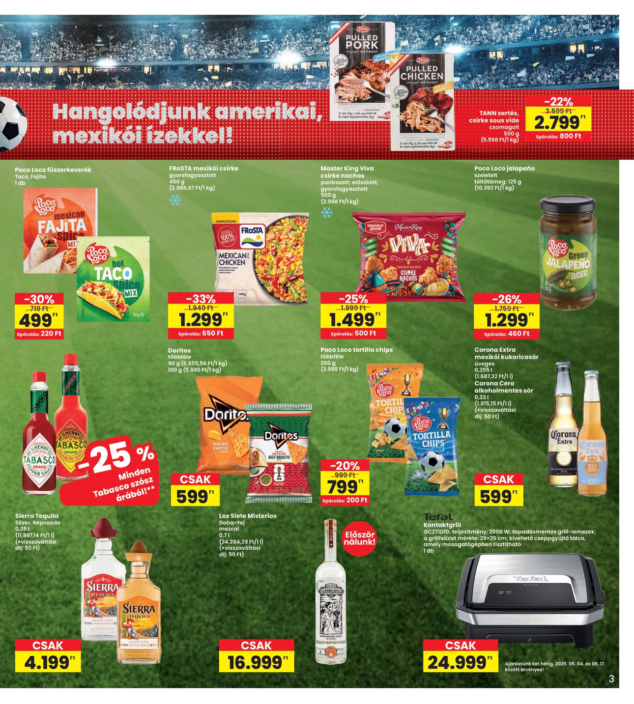 spar - INTERSPAR hirdetmény a következő hétre csütörtöktől 2026.06.04.-tól szerdától 2026.06.10.-ig - page: 3
