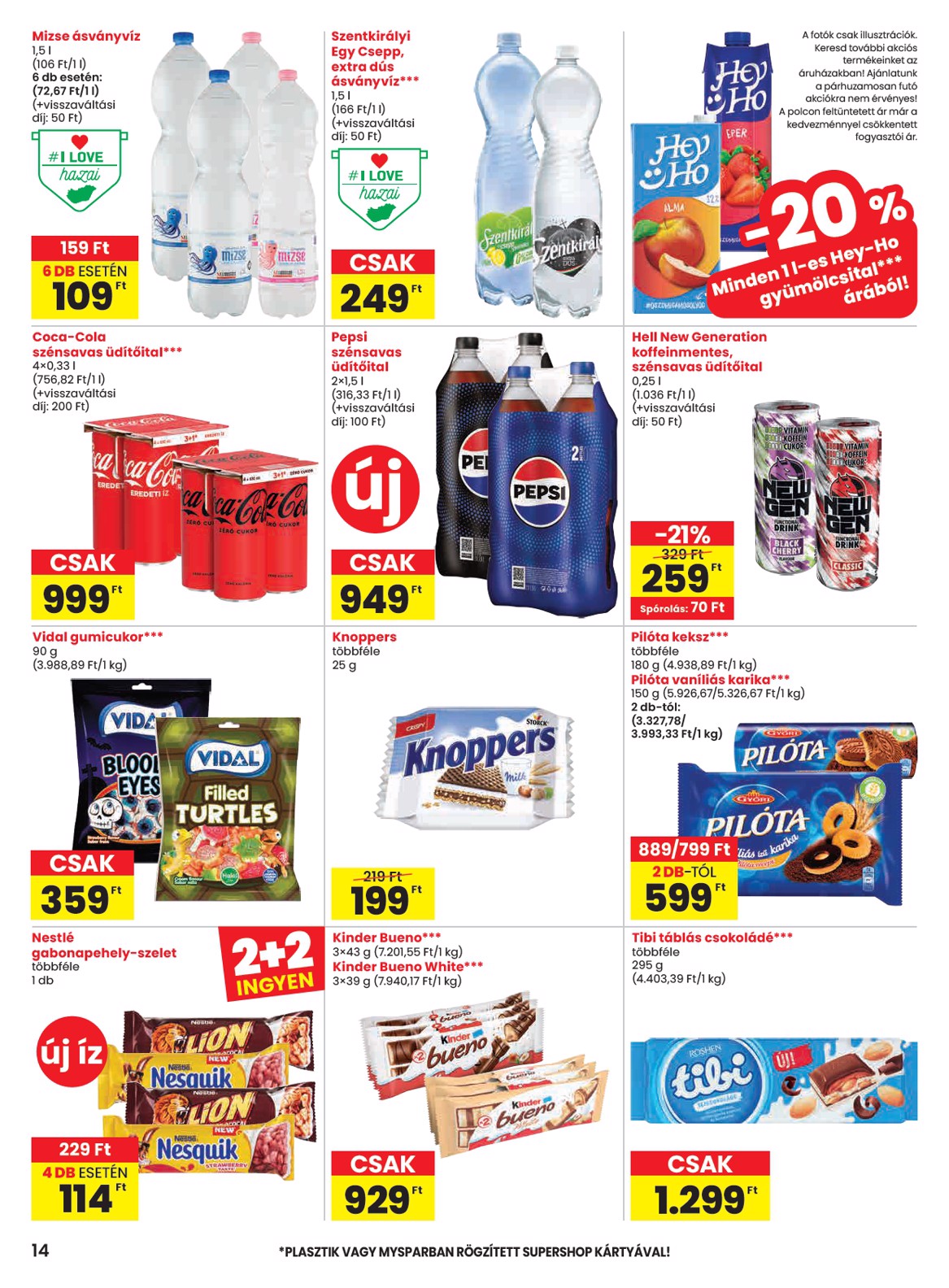 spar - SPAR hirdetmény a következő hétre csütörtöktől 2026.06.11.-tól szerdától 2026.06.17.-ig - page: 14
