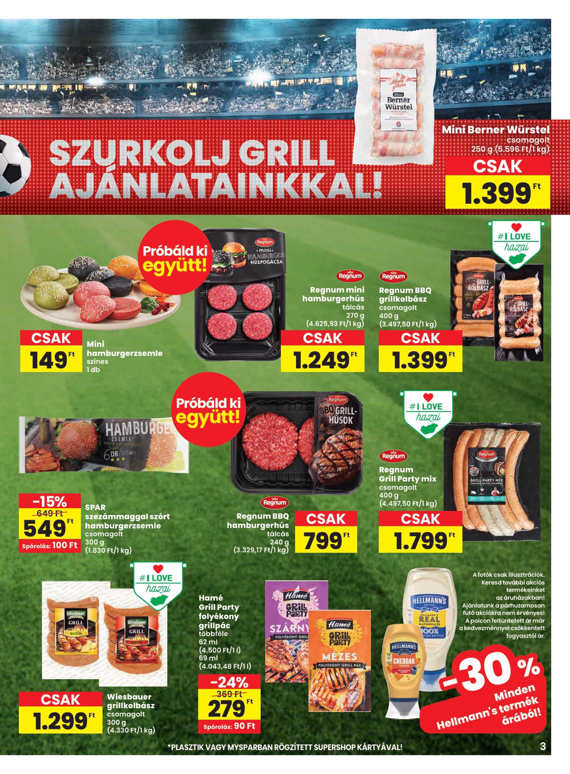 spar - SPAR hirdetmény a következő hétre csütörtöktől 2026.06.11.-tól szerdától 2026.06.17.-ig - page: 3