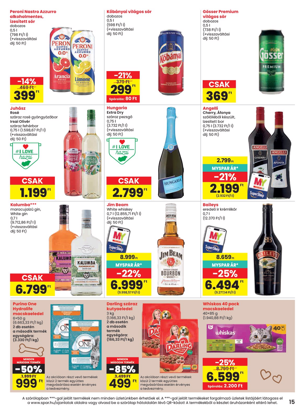 spar - SPAR hirdetmény a következő hétre csütörtöktől 2026.06.11.-tól szerdától 2026.06.17.-ig - page: 15