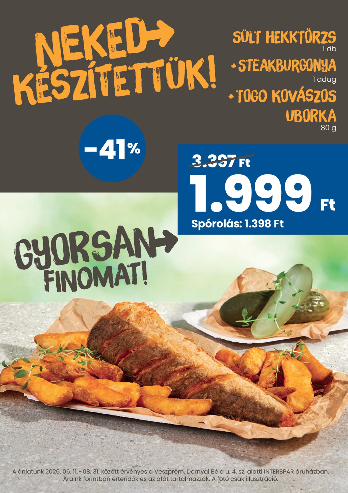 spar - SPAR - Veszprém toGo nyitás hirdetmény a következő hétre csütörtöktől 2026.06.11.-tól keddtől 2026.06.30.-ig - page: 3