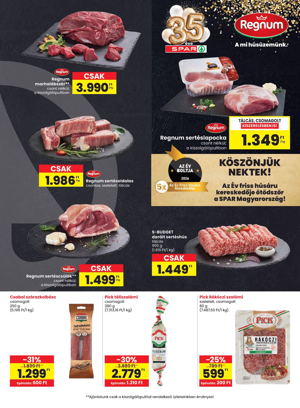 spar - Aktuális SPAR szórólap érvényes csütörtöktől 2026.06.11.-től szerdától 2026.06.17.-ig - page: 17