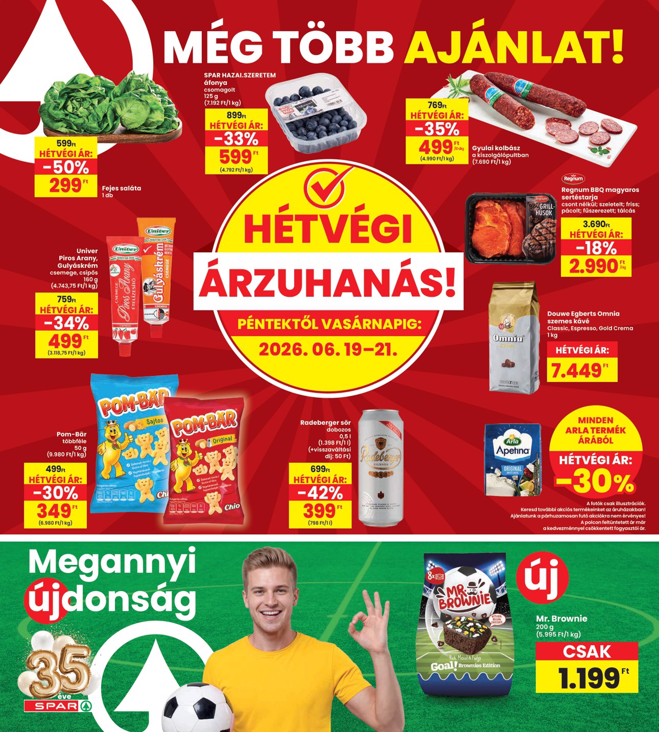 spar - INTERSPAR hirdetmény a következő hétre csütörtöktől 2026.06.18.-tól szerdától 2026.06.24.-ig - page: 20