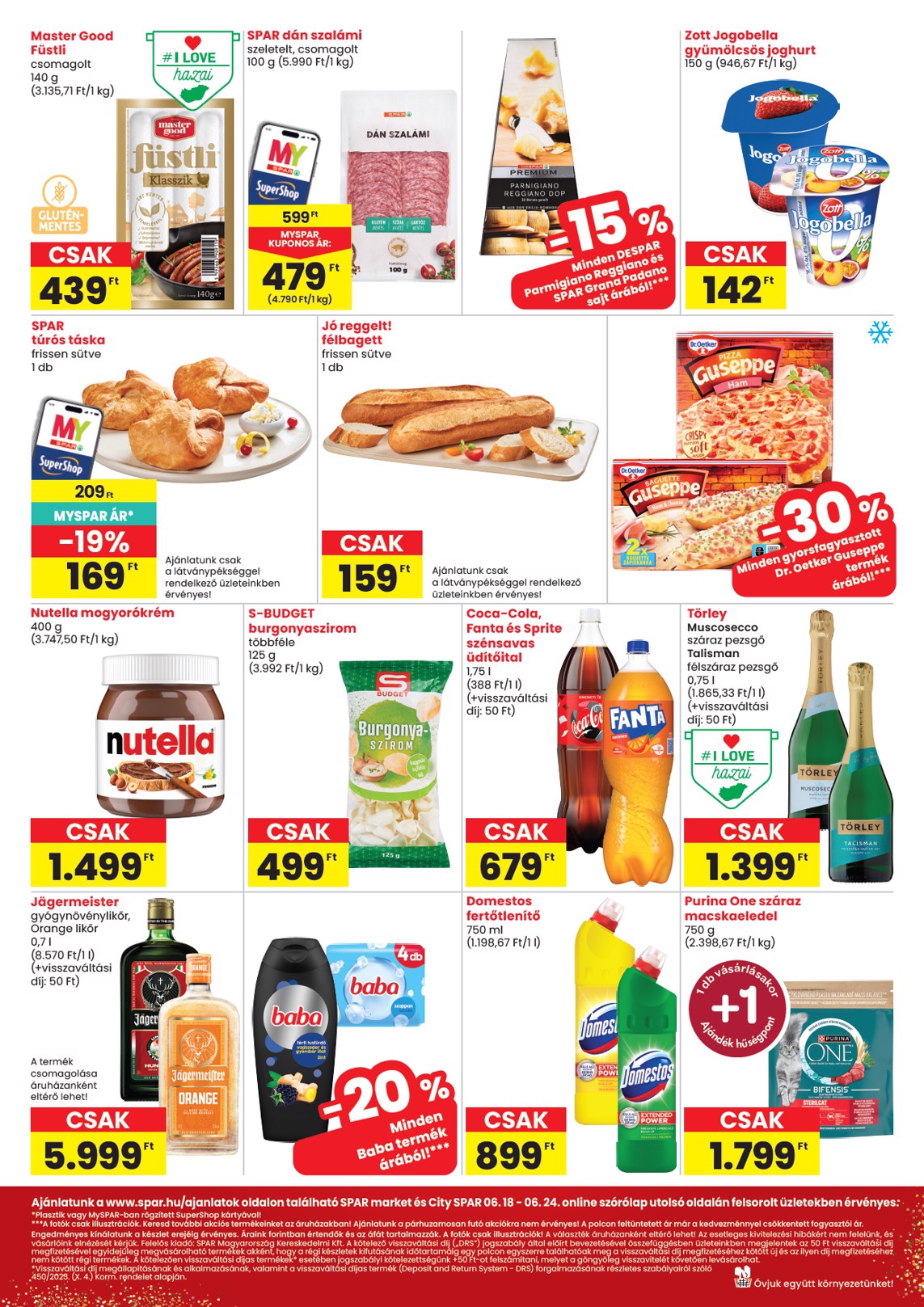 spar - SPAR - Market, City hirdetmény a következő hétre csütörtöktől 2026.06.18.-tól szerdától 2026.06.24.-ig - page: 2