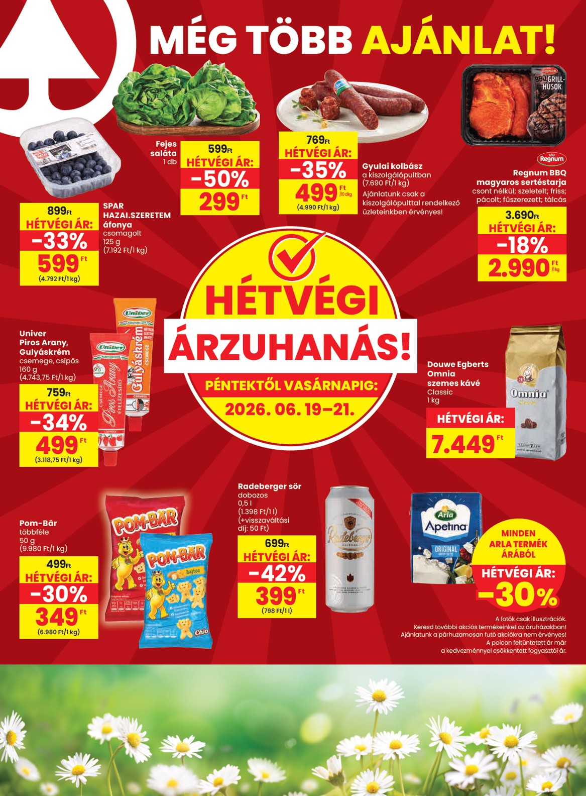 spar - SPAR hirdetmény a következő hétre csütörtöktől 2026.06.18.-tól szerdától 2026.06.24.-ig - page: 20