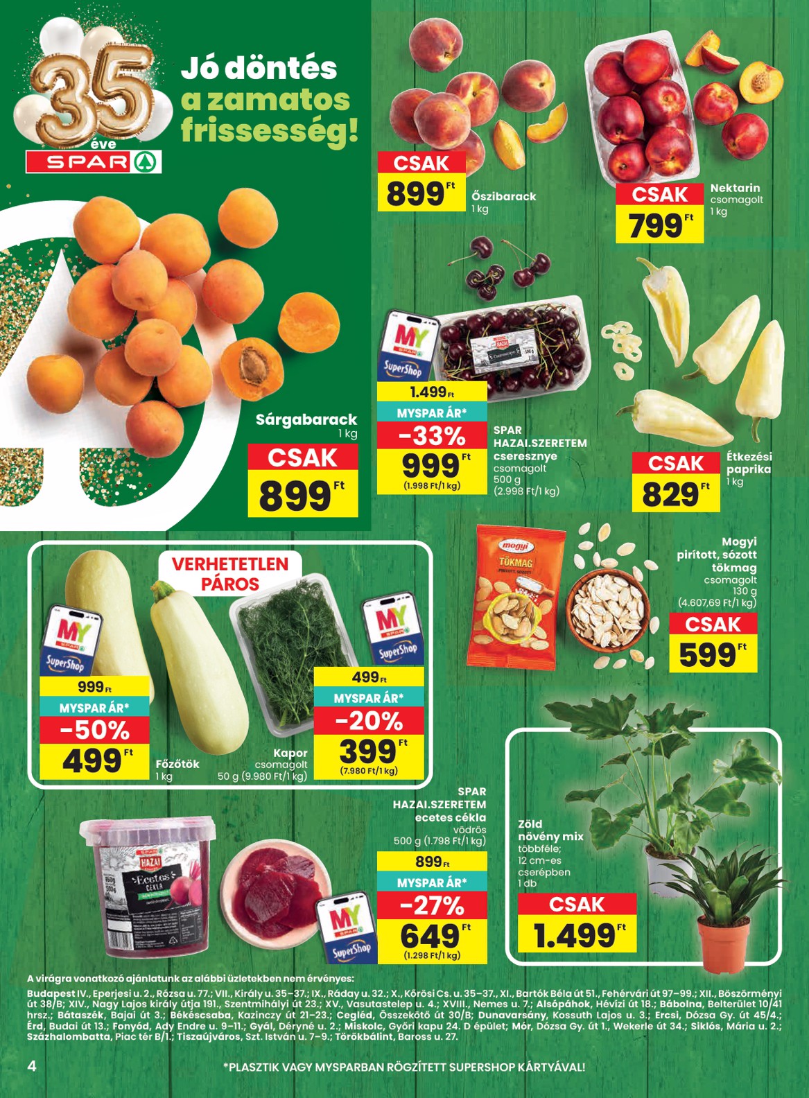 spar - SPAR hirdetmény a következő hétre csütörtöktől 2026.06.18.-tól szerdától 2026.06.24.-ig - page: 4