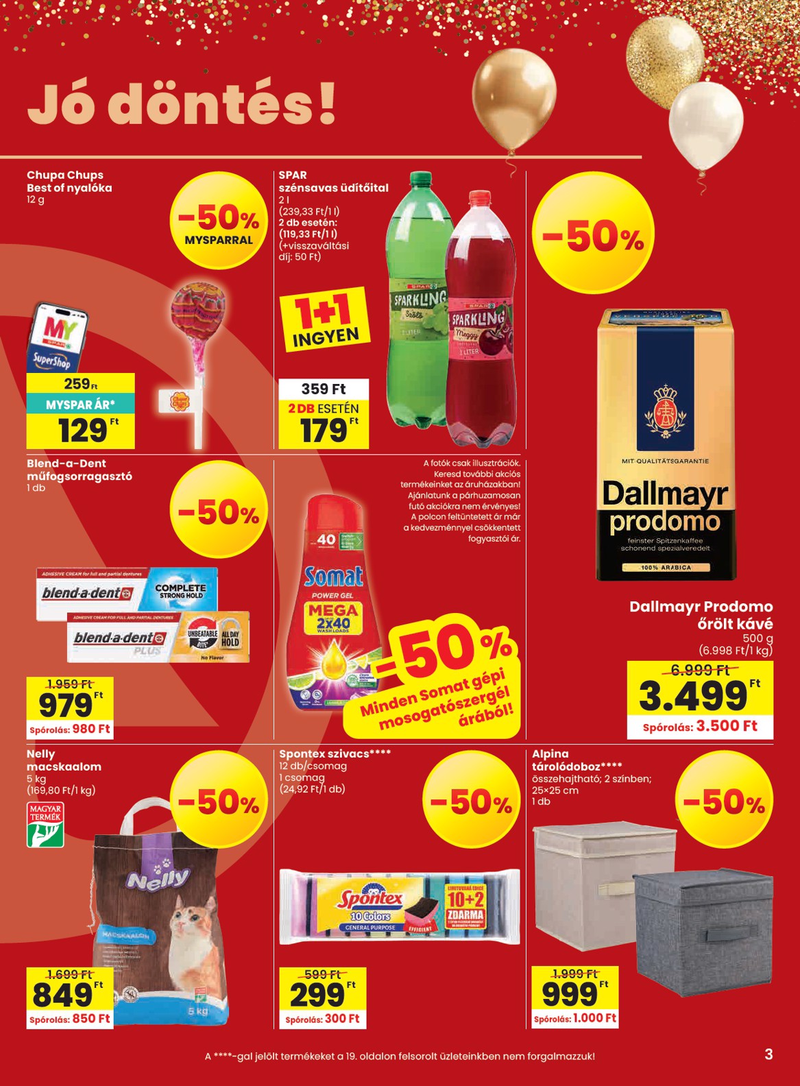spar - SPAR hirdetmény a következő hétre csütörtöktől 2026.06.25.-tól szerdától 2026.07.01.-ig - page: 3