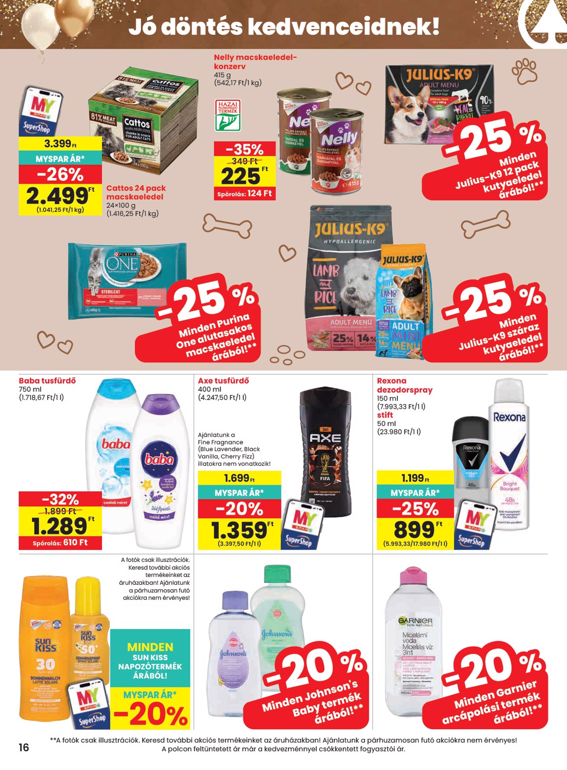 spar - SPAR hirdetmény a következő hétre csütörtöktől 2026.06.25.-tól szerdától 2026.07.01.-ig - page: 16