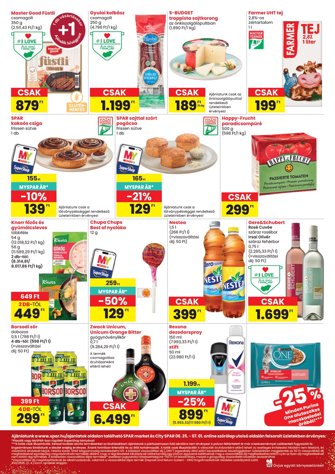 spar - SPAR market - City SPAR hirdetmény a következő hétre csütörtöktől 2026.06.25.-tól szerdától 2026.07.01.-ig - page: 2