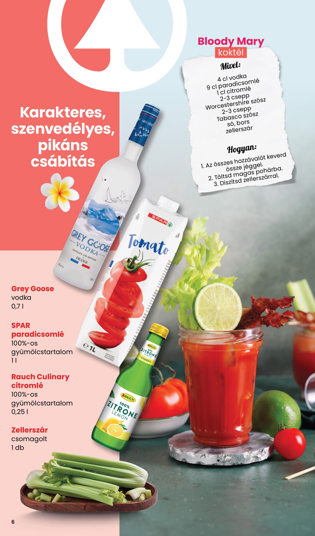 spar - Aktuális SPAR - Koktél katalógus szórólap érvényes csütörtöktől 2026.06.25.-től keddtől 2026.06.30.-ig - page: 6