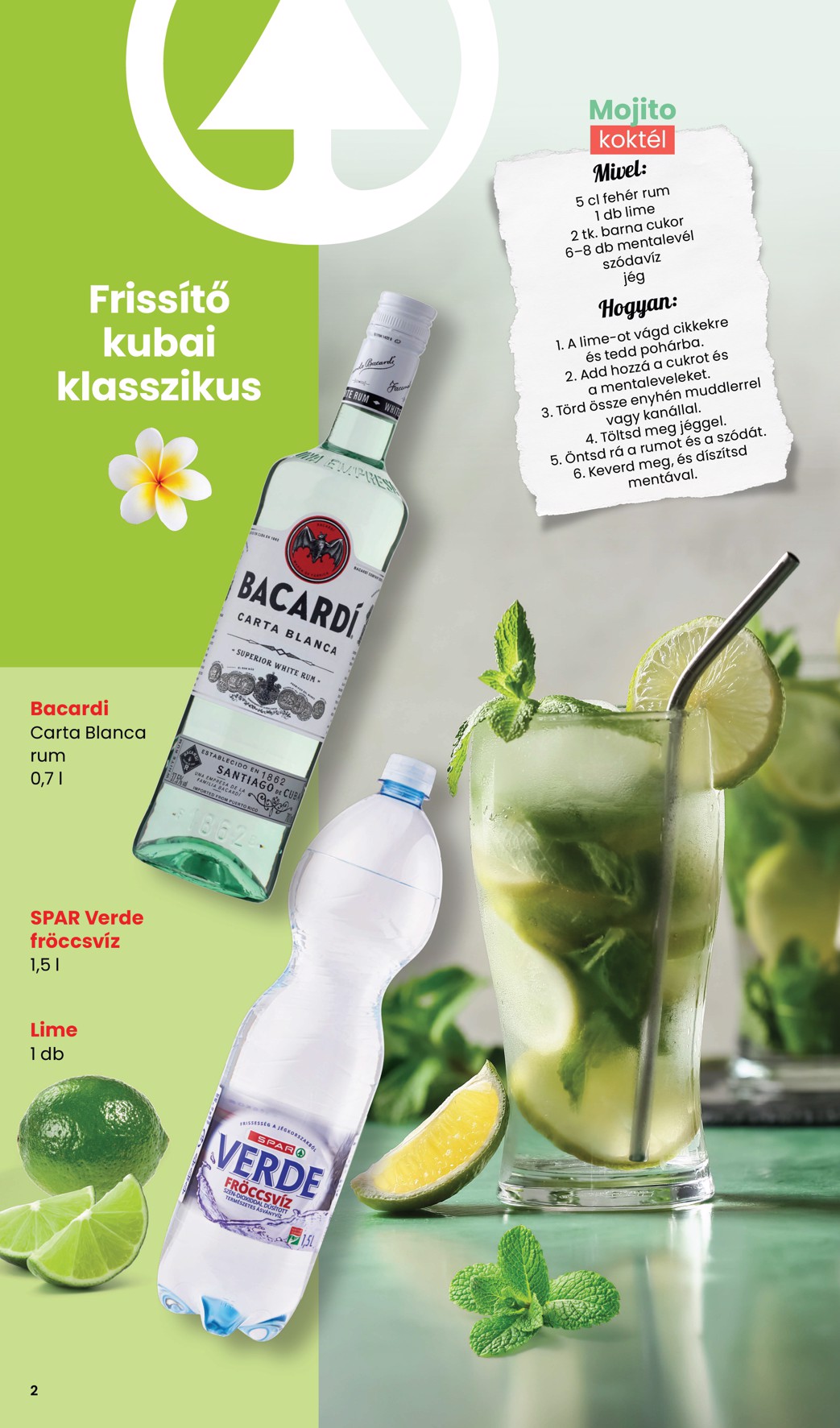 spar - Aktuális SPAR - Koktél katalógus szórólap érvényes csütörtöktől 2026.06.25.-től keddtől 2026.06.30.-ig - page: 2