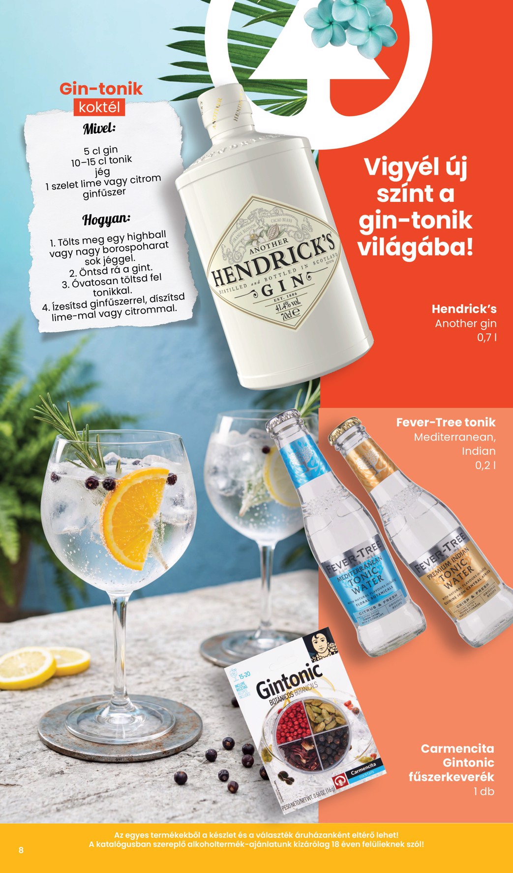 spar - Aktuális SPAR - Koktél katalógus szórólap érvényes csütörtöktől 2026.06.25.-től keddtől 2026.06.30.-ig - page: 8