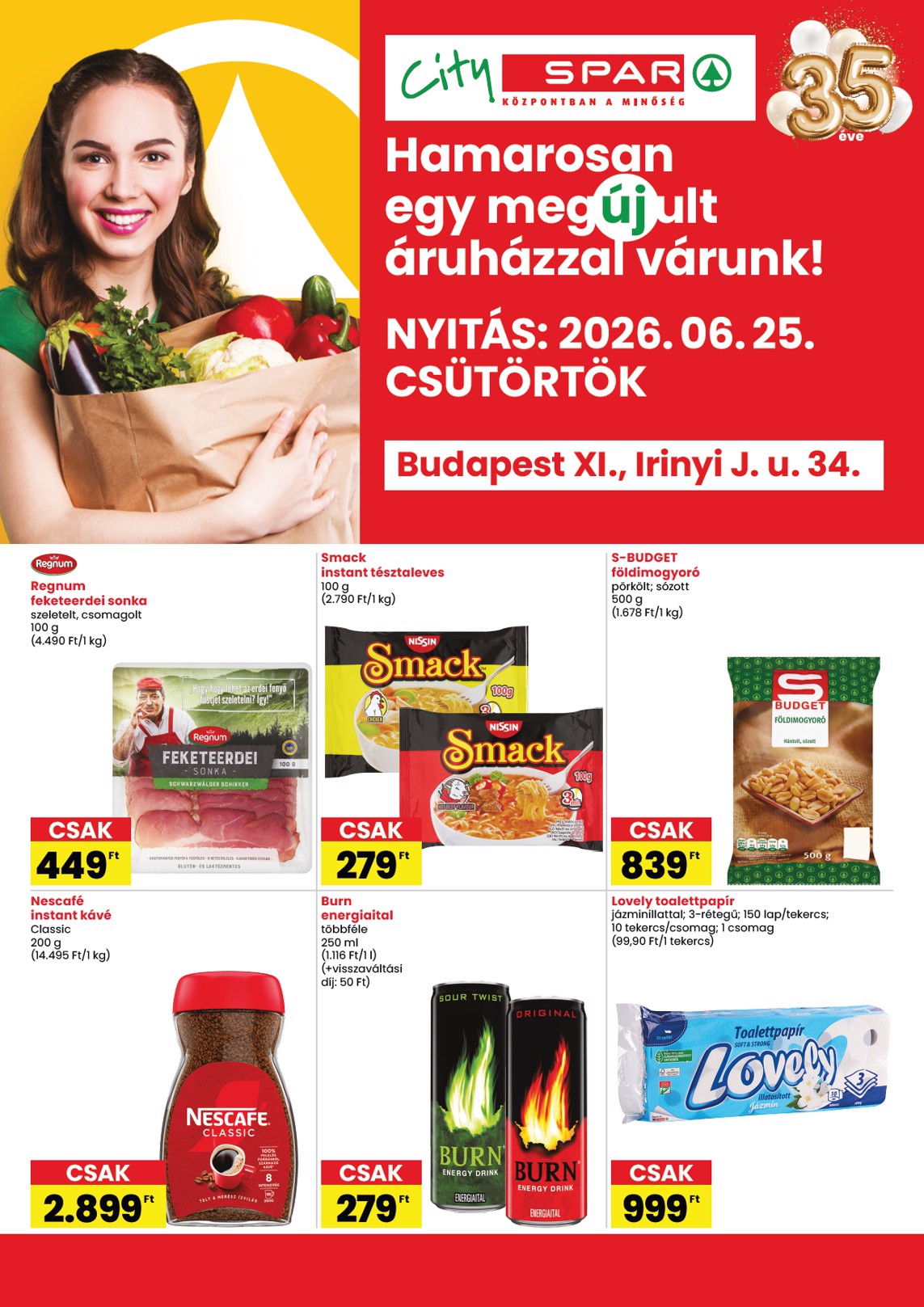 spar - Aktuális SPAR - Megújulás szórólap érvényes csütörtöktől 2026.06.25.-től szerdától 2026.07.01.-ig - page: 1