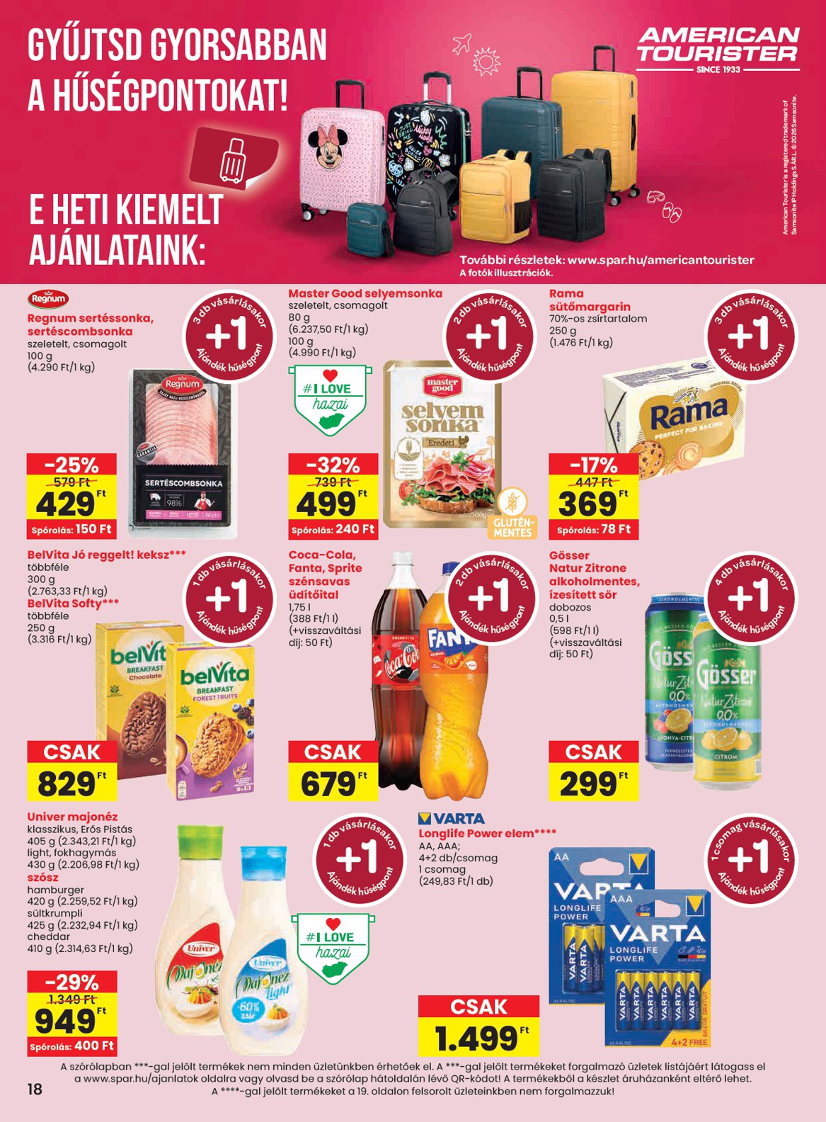 spar - SPAR hirdetmény a következő hétre csütörtöktől 2026.07.02.-tól szerdától 2026.07.08.-ig - page: 18
