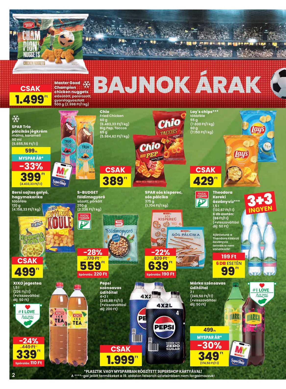 spar - SPAR hirdetmény a következő hétre csütörtöktől 2026.07.02.-tól szerdától 2026.07.08.-ig - page: 2