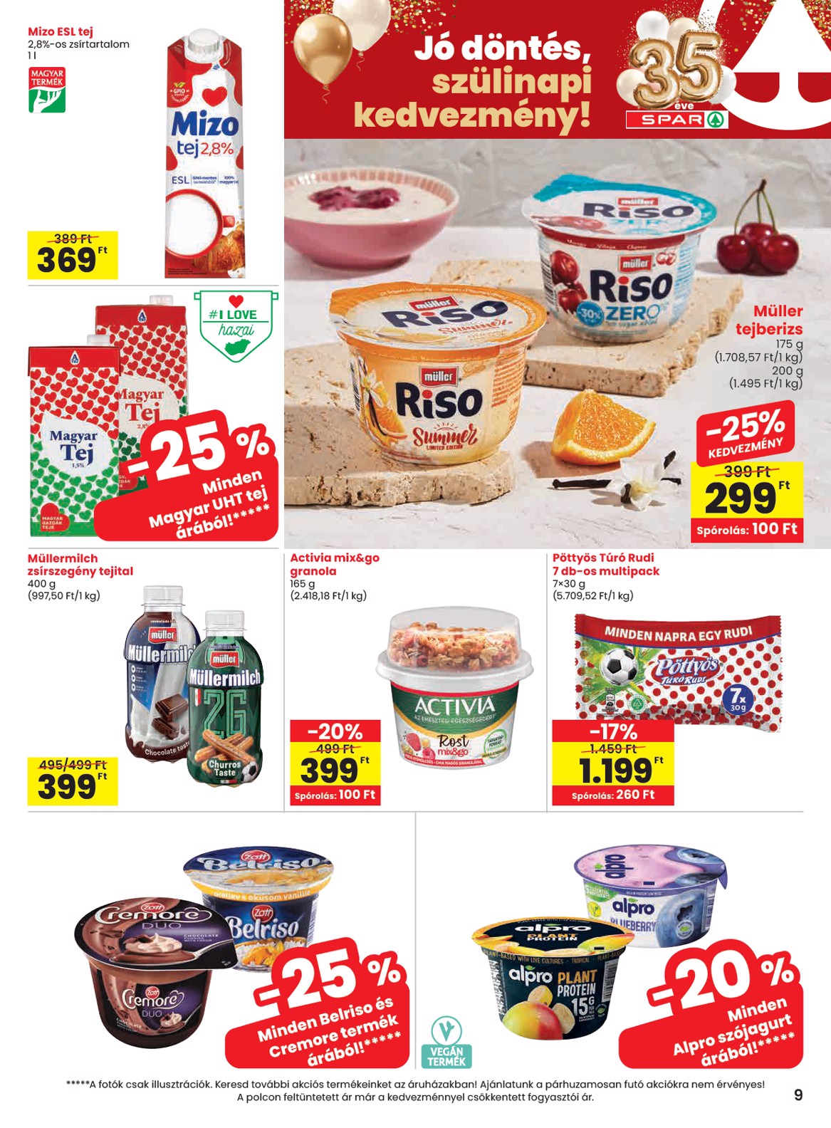 spar - SPAR hirdetmény a következő hétre csütörtöktől 2026.07.02.-tól szerdától 2026.07.08.-ig - page: 9