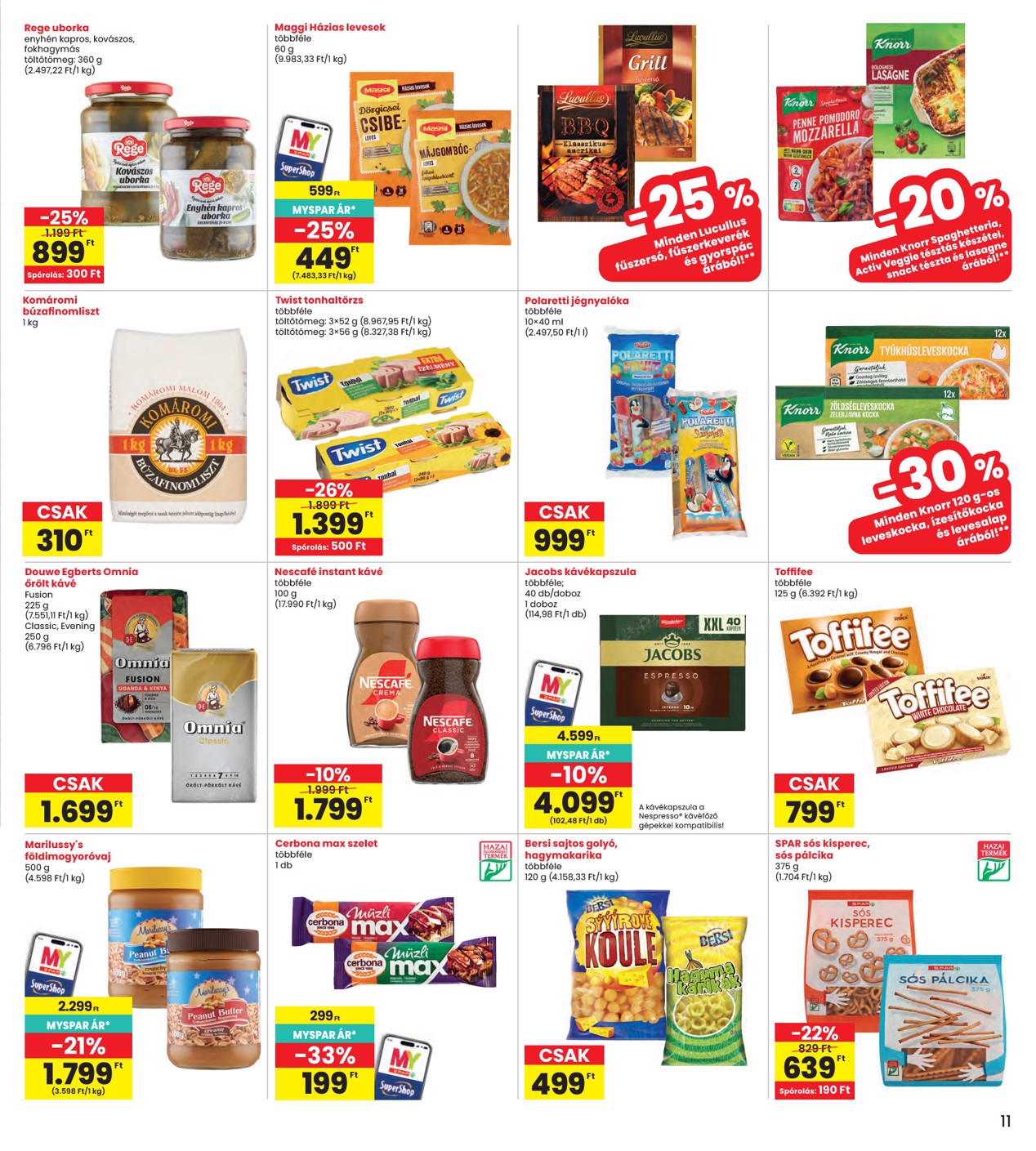 spar - INTERSPAR hirdetmény a következő hétre csütörtöktől 2026.07.02.-tól szerdától 2026.07.08.-ig - page: 11