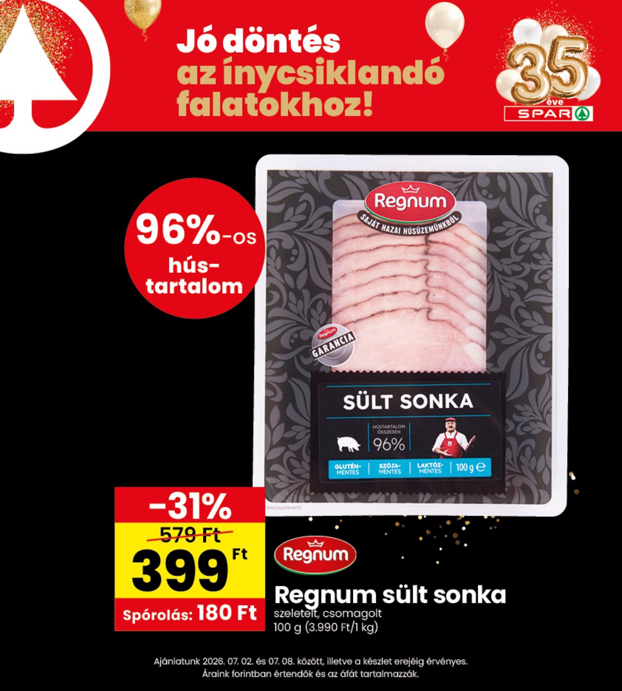 spar - Aktuális INTERSPAR szórólap érvényes csütörtöktől 2026.07.02.-től szerdától 2026.07.08.-ig - page: 19