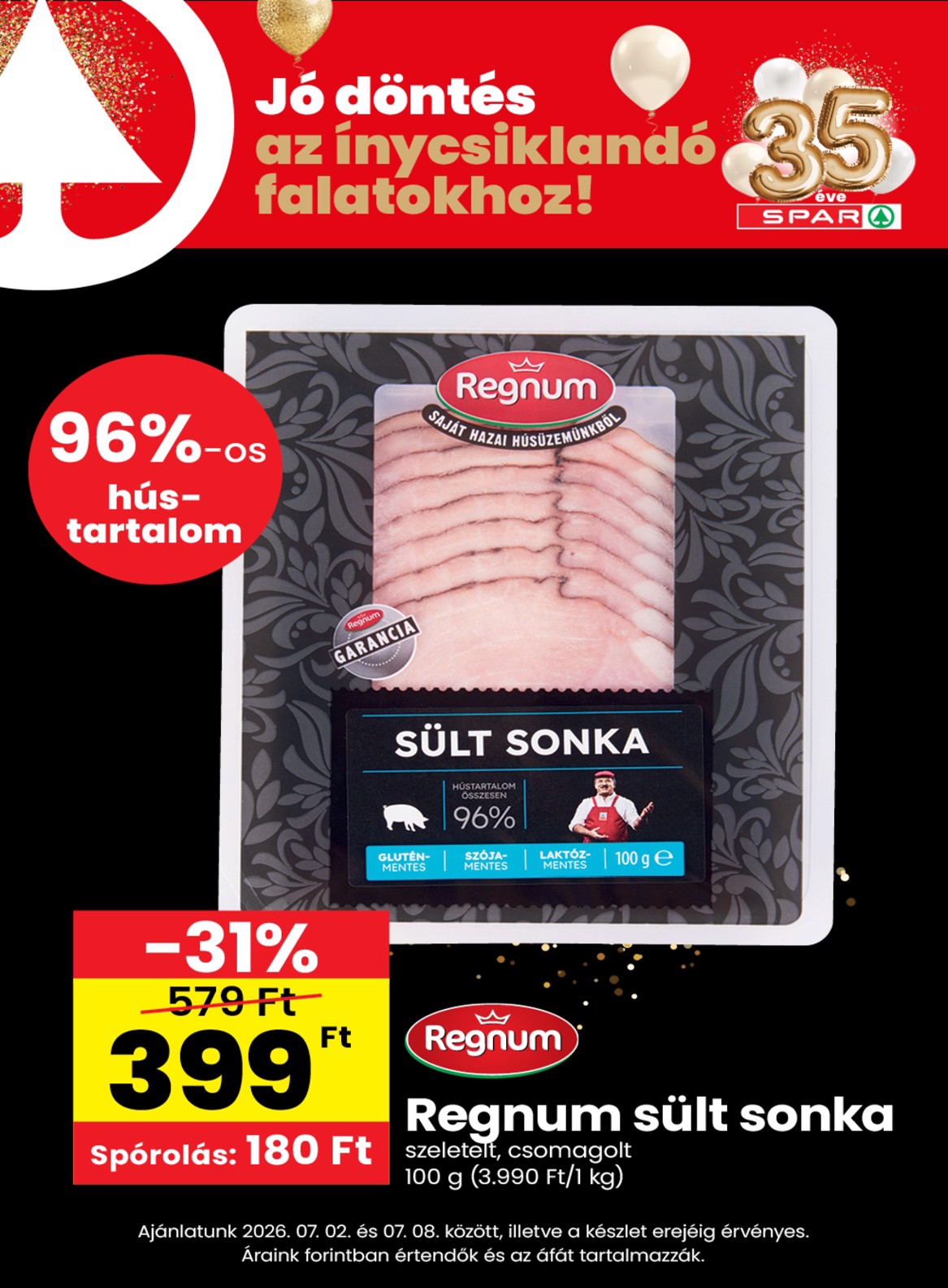 spar - Aktuális SPAR szórólap érvényes csütörtöktől 2026.07.02.-től szerdától 2026.07.08.-ig - page: 22