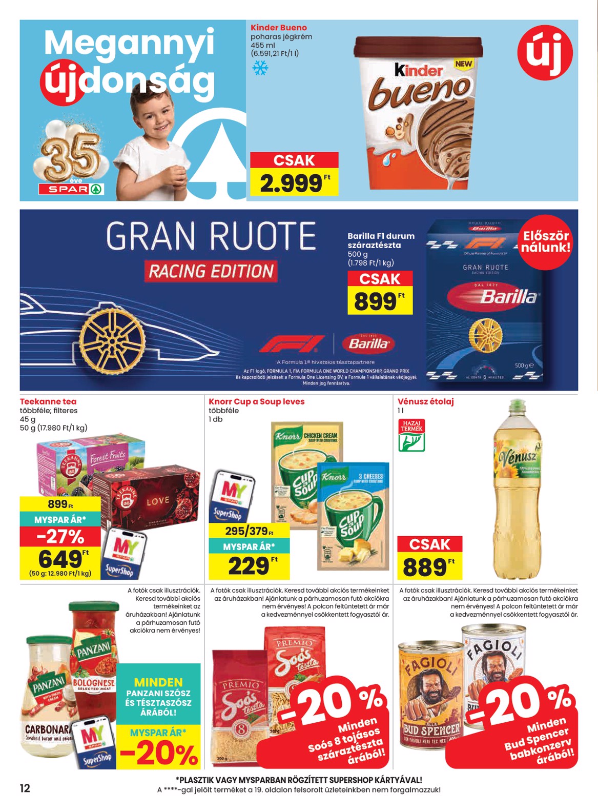 spar - SPAR hirdetmény a következő hétre csütörtöktől 2026.07.09.-tól szerdától 2026.07.15.-ig - page: 12