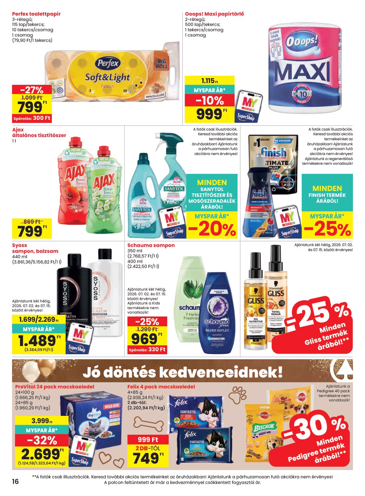 spar - SPAR hirdetmény a következő hétre csütörtöktől 2026.07.09.-tól szerdától 2026.07.15.-ig - page: 16