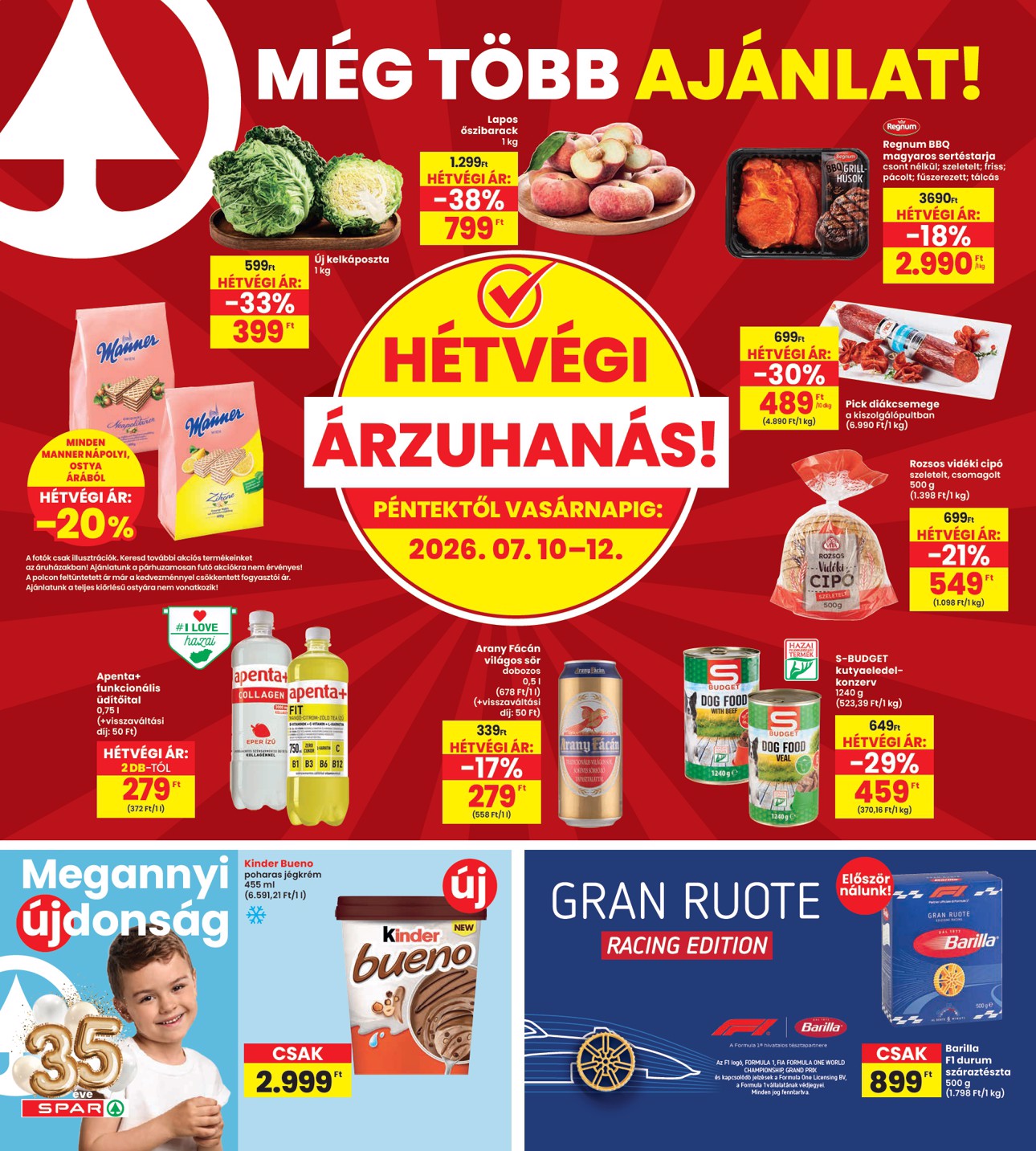 spar - INTERSPAR hirdetmény a következő hétre csütörtöktől 2026.07.09.-tól szerdától 2026.07.15.-ig - page: 20