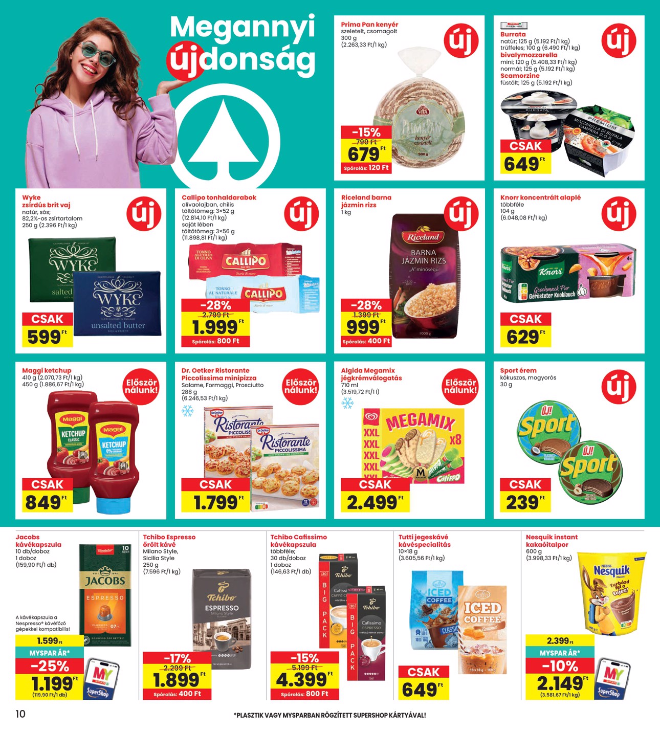 spar - INTERSPAR hirdetmény a következő hétre csütörtöktől 2026.07.16.-tól szerdától 2026.07.22.-ig - page: 10