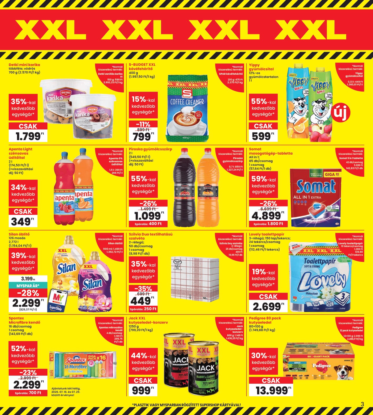 spar - INTERSPAR hirdetmény a következő hétre csütörtöktől 2026.07.16.-tól szerdától 2026.07.22.-ig - page: 3