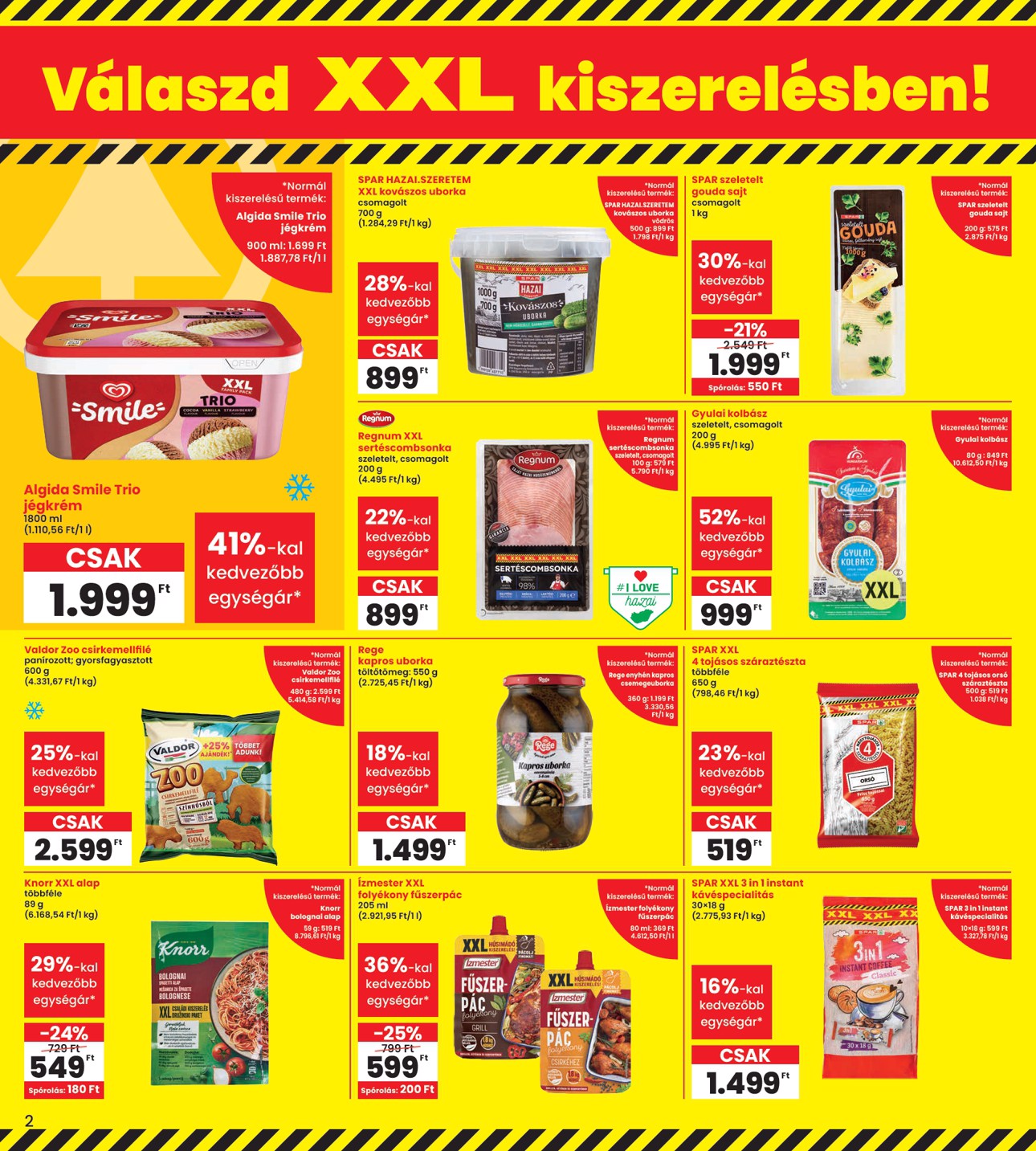 spar - INTERSPAR hirdetmény a következő hétre csütörtöktől 2026.07.16.-tól szerdától 2026.07.22.-ig - page: 2