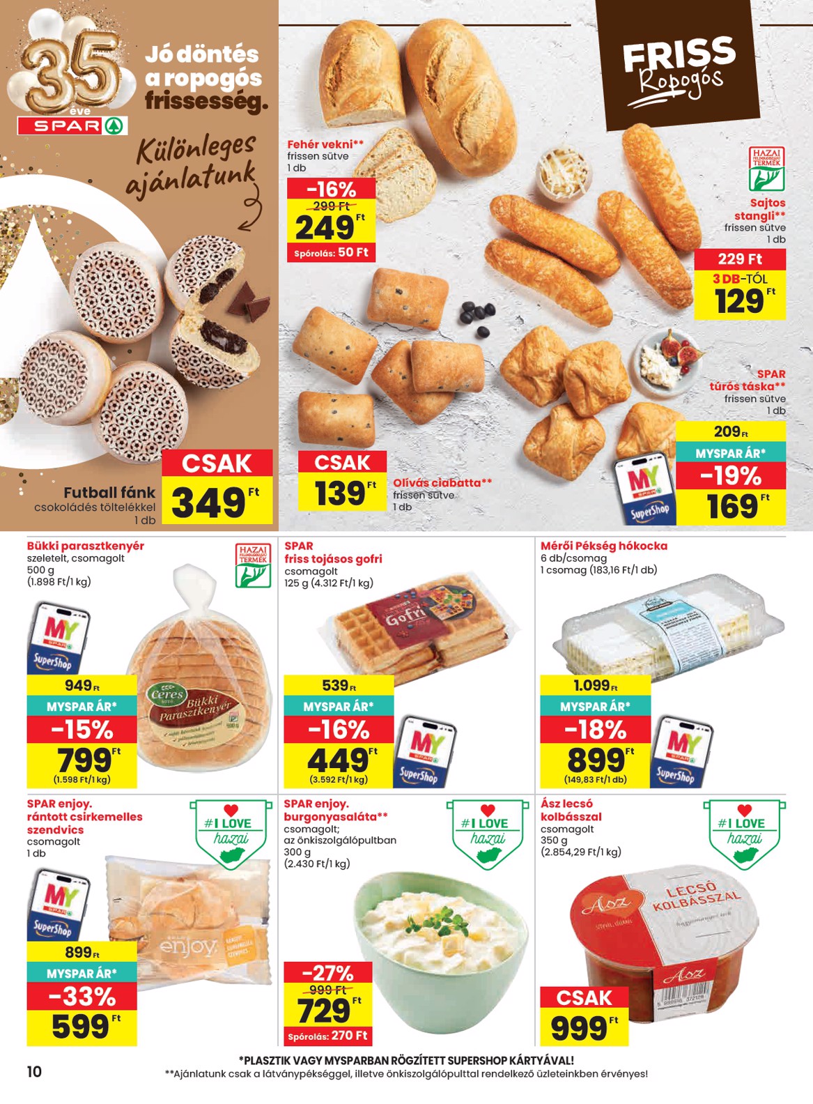 spar - SPAR hirdetmény a következő hétre csütörtöktől 2026.07.16.-tól szerdától 2026.07.22.-ig - page: 10