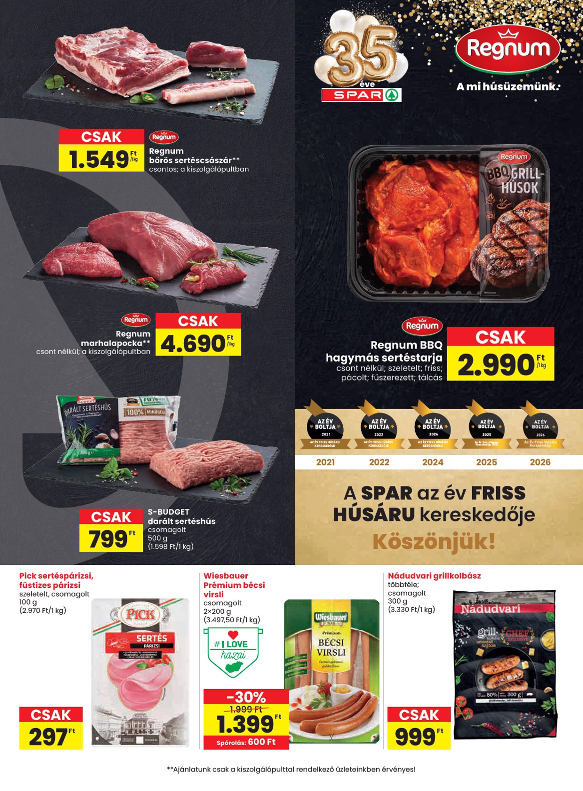 spar - Aktuális SPAR szórólap érvényes csütörtöktől 2026.07.16.-től szerdától 2026.07.22.-ig - page: 13
