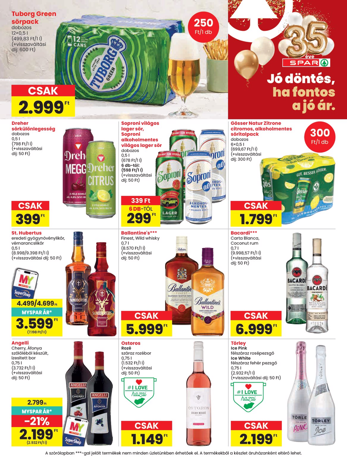 spar - Aktuális SPAR szórólap érvényes csütörtöktől 2026.07.16.-től szerdától 2026.07.22.-ig - page: 33