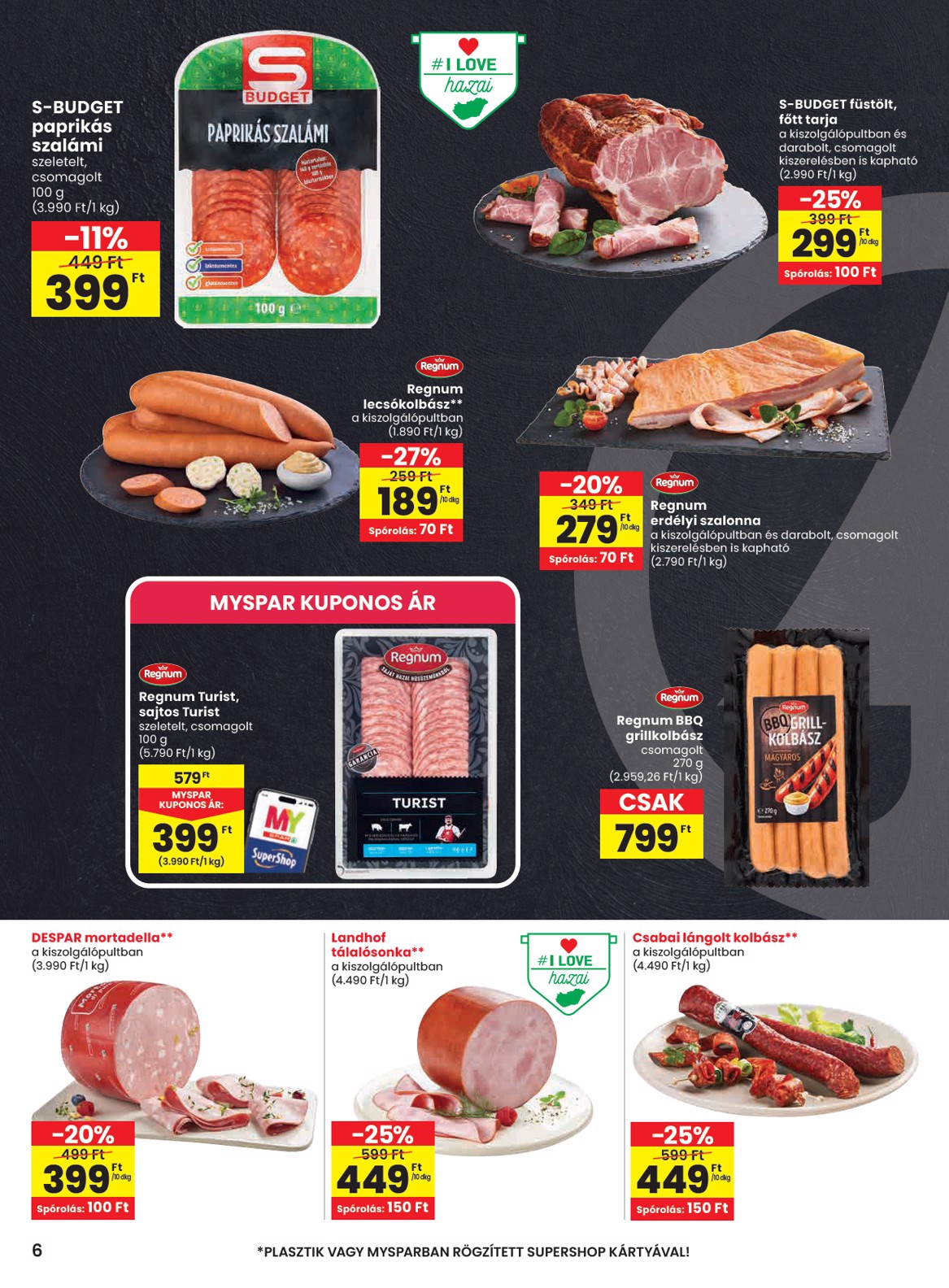 spar - SPAR hirdetmény a következő hétre csütörtöktől 2026.07.23.-tól szerdától 2026.07.29.-ig - page: 6