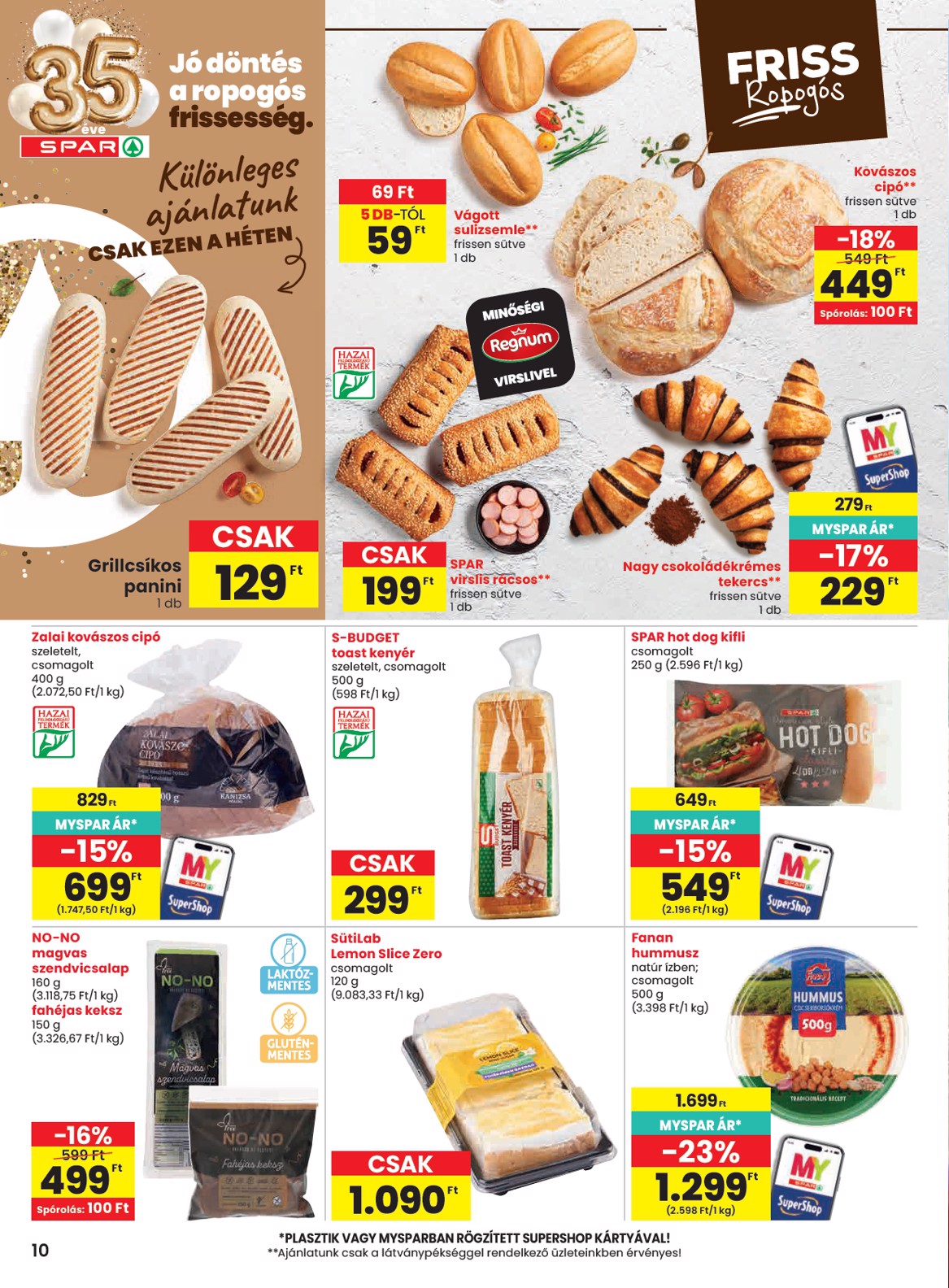 spar - SPAR hirdetmény a következő hétre csütörtöktől 2026.07.23.-tól szerdától 2026.07.29.-ig - page: 10