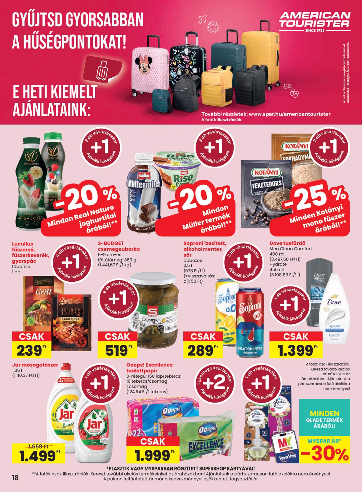 spar - SPAR hirdetmény a következő hétre csütörtöktől 2026.07.23.-tól szerdától 2026.07.29.-ig - page: 18