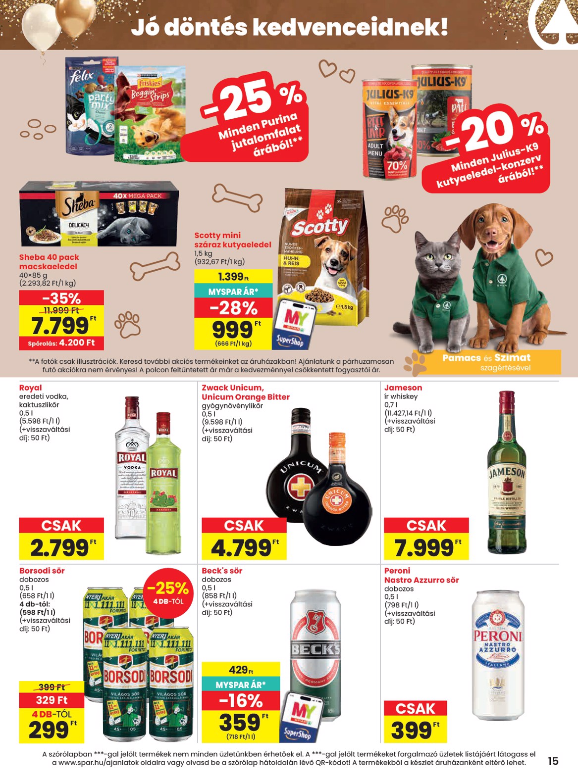 spar - SPAR hirdetmény a következő hétre csütörtöktől 2026.07.23.-tól szerdától 2026.07.29.-ig - page: 15